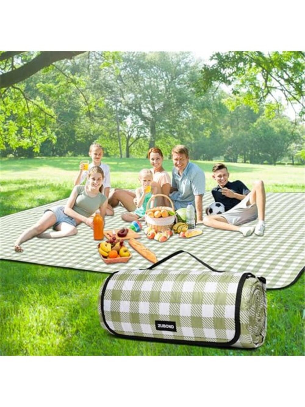 Extra Large Picnic Blanket Waterproof Sandproof Foldable Beach Outdoor Mat 80x80
